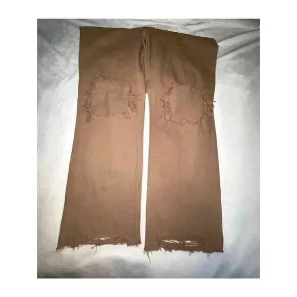 NWT Womens Kancan Straight Leg High Rise Distressed Denim - Picture 6 of 6